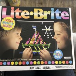 Light Brite Game, Brand new.  Great gift! (Cross posted)