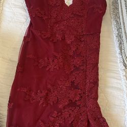 Red Lace Dress