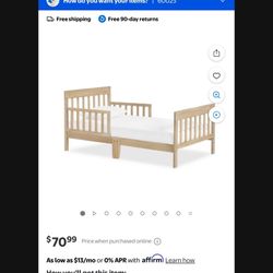 Toddler Bed 