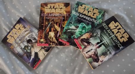 Set of 4 Scholastic Star Wars books