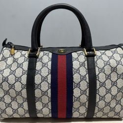 Gucci Vintage Sherry Line Boston Bag