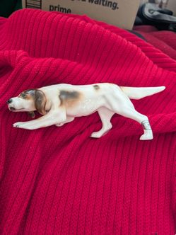 Vienna austria porcelain hound dog