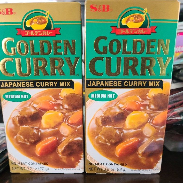 2 S&B, Golden Curry Sauce Mix, Medium Hot, 3.2 oz