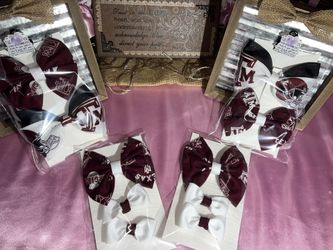 Aggies A&M Bows And Piggies