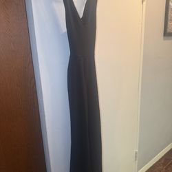 Express jumpsuit, halter, black top. Size XS but fits like S. Long legs. Worn once only