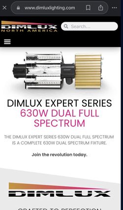 Grow Lights Dimlux 630w Expert Series