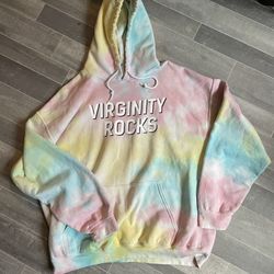 Danny Duncan Tye dye Hoodie Virginity Rocks Men’s Size Large