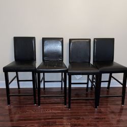 4 Wooden Bar Chairs $Make an Offer$