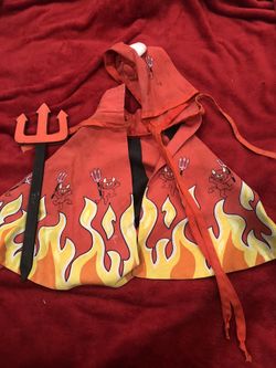 Toddler devil costume for Halloween