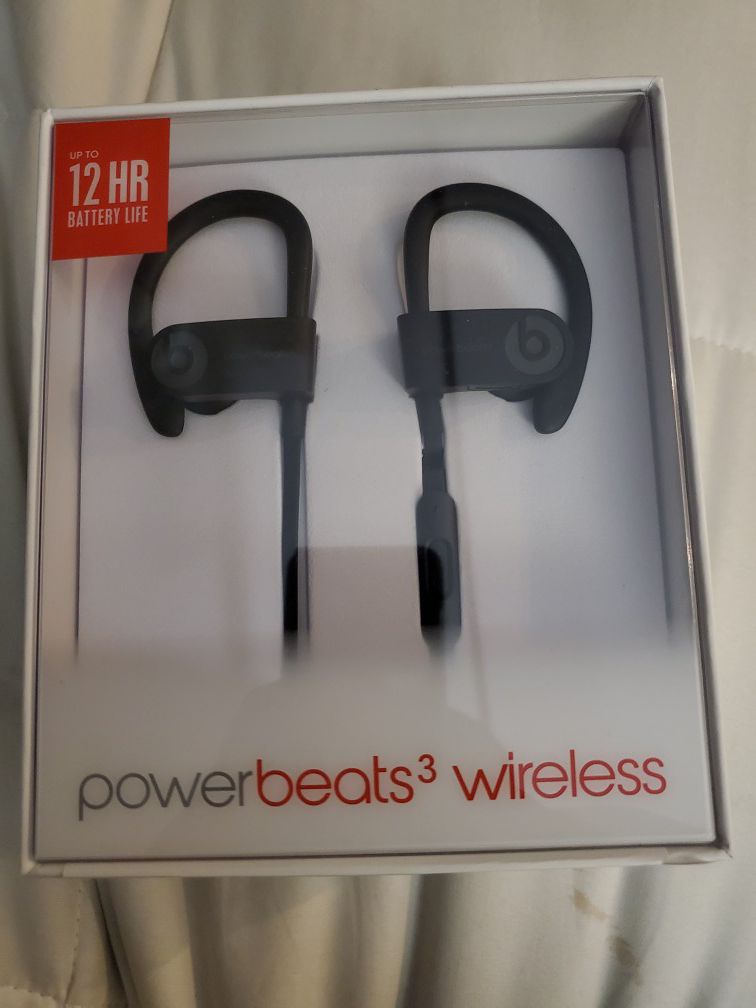 POWERBEATS WIRELESS 3 new never used sealed beats by dre