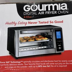 NEW - Gourmia 4-Slice Digital Air Fryer Oven - New in Box, $45