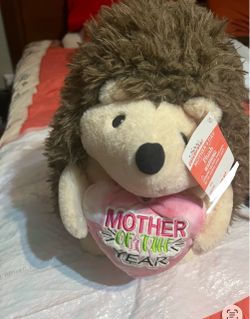 Mother's Day Hedgehog Plush Stuffed Animal