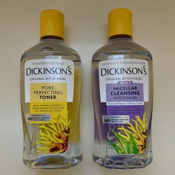 Dickenson’s pore perfecting A toner or micellar witch hazel