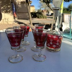 Vintage Cordial Set