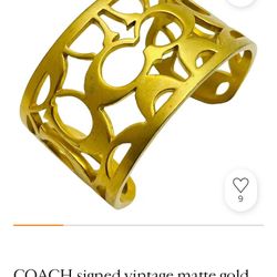 Coach Cuff Bracelet 