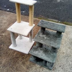 Lot Of Cat Playpin Grey White 