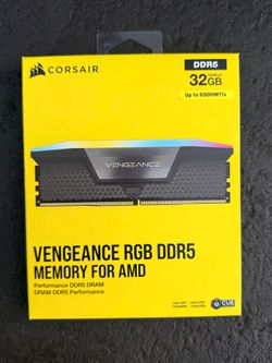 CORSAIR - VENGEANCE RGB 32GB (2x16GB) DDR5 6000MHz (Brand New) (Can Deliver)