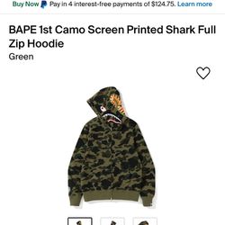 Bape hoodie (size M)