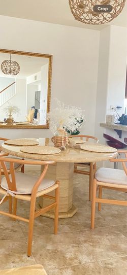 Marble dining table