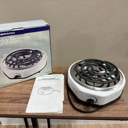 Durabrand Single Burner 1100 Watts. White