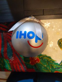 Ihop Christmas Ornament Gray (Used)