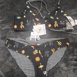 Bikini Top L  and Bottom XL
