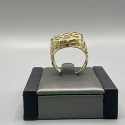 10KT Gold nugget Ring Men’s