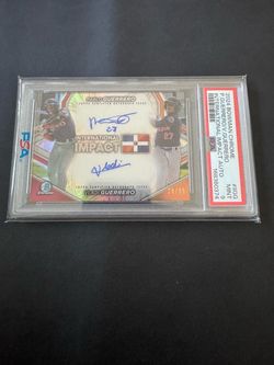 2024 Bowman Chrome Guerrero Dual Auto PSA 9