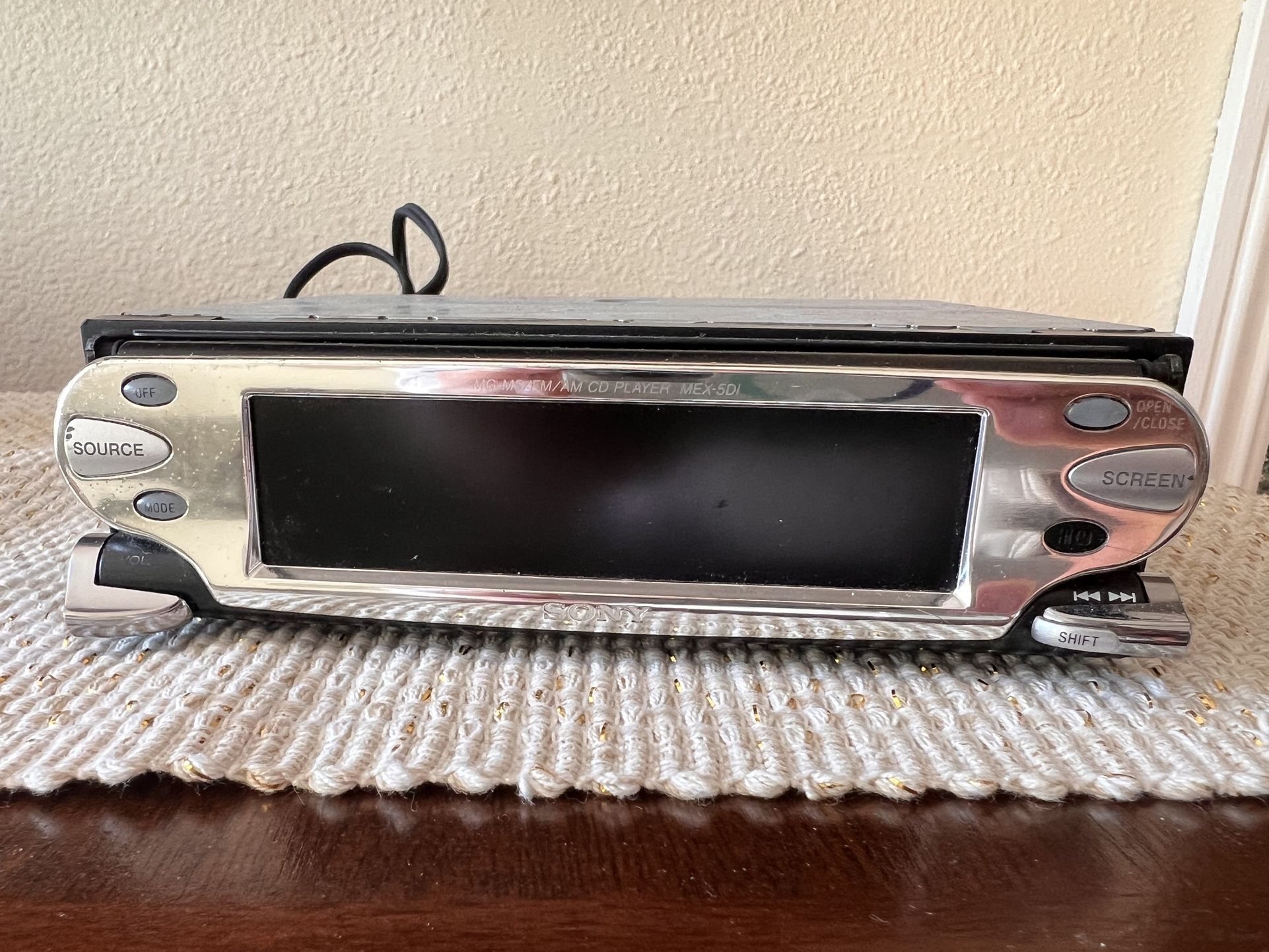 Vintage Sony Xplod Cd Player MEX-5DI, Not Alpine, Kenwood, Pioneer