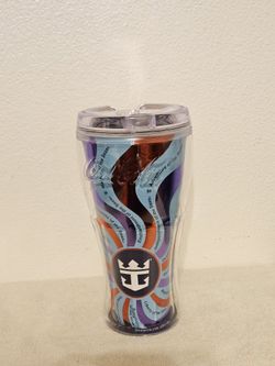 Royal Caribbean Cruise Ship Coca Cola Reusable Travel Mug Tumbler 16oz Cup