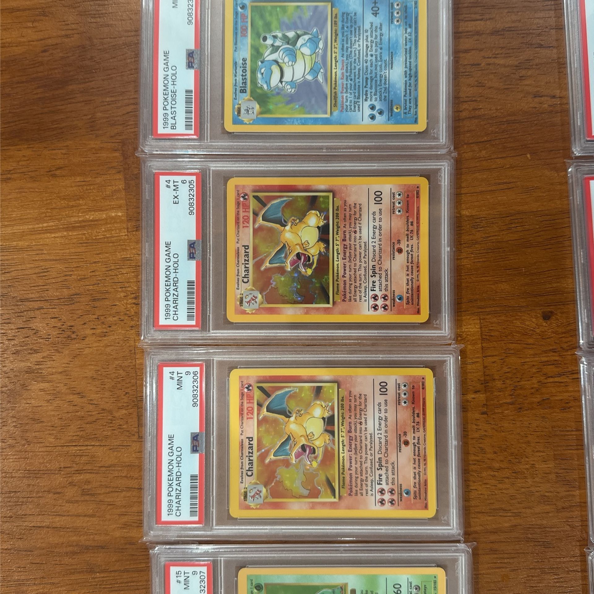 Vintage PSA Graded Pokémon Cards Charizard Unlimited