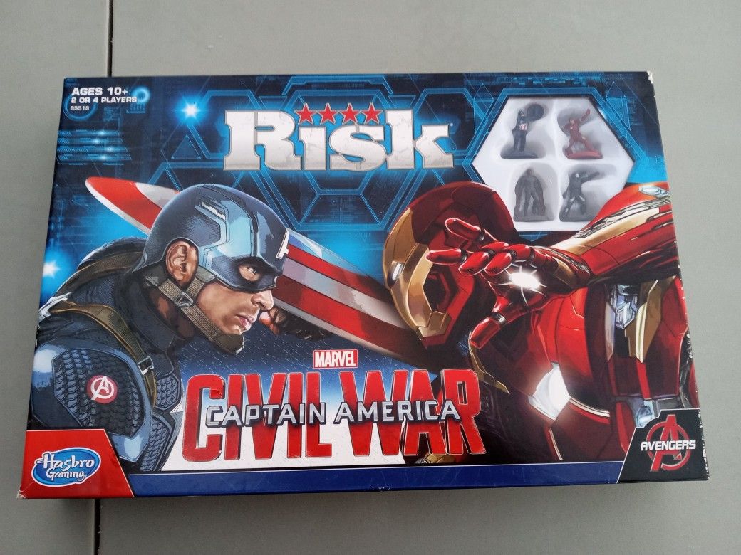 NEW MARVEL COMICS CAPTAIN AMERICA RISK GAME