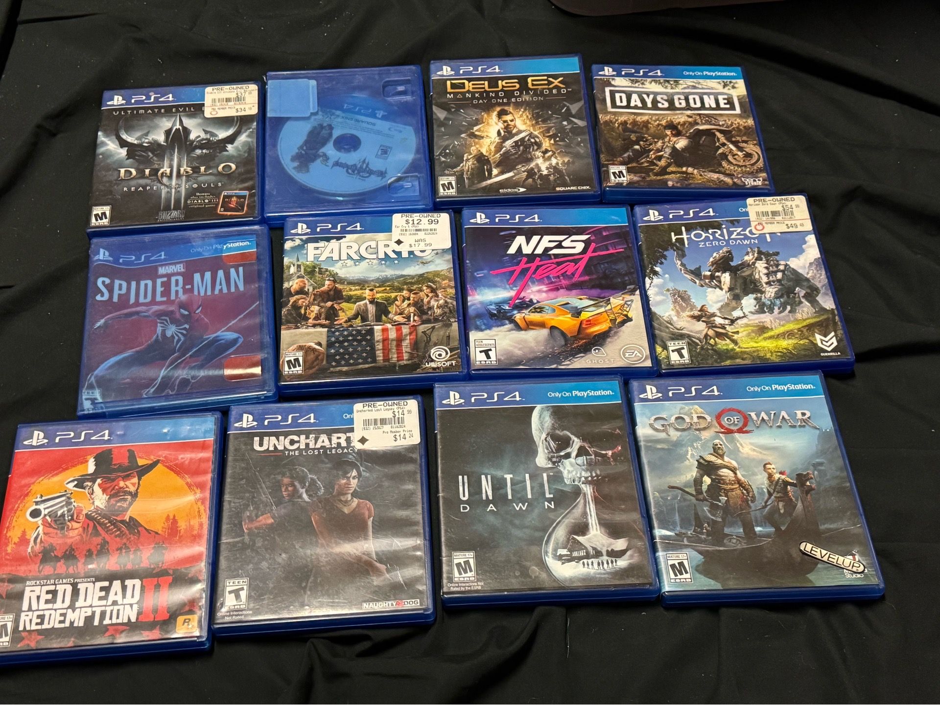 11 PlayStation 4 games bundle