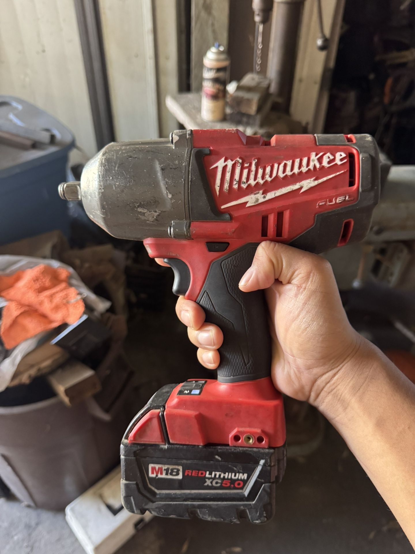 Milwuakee fuel impact wrench