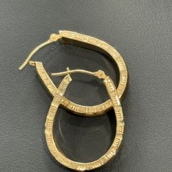14k Gold Hoops 