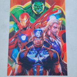 3D Marvel Poster