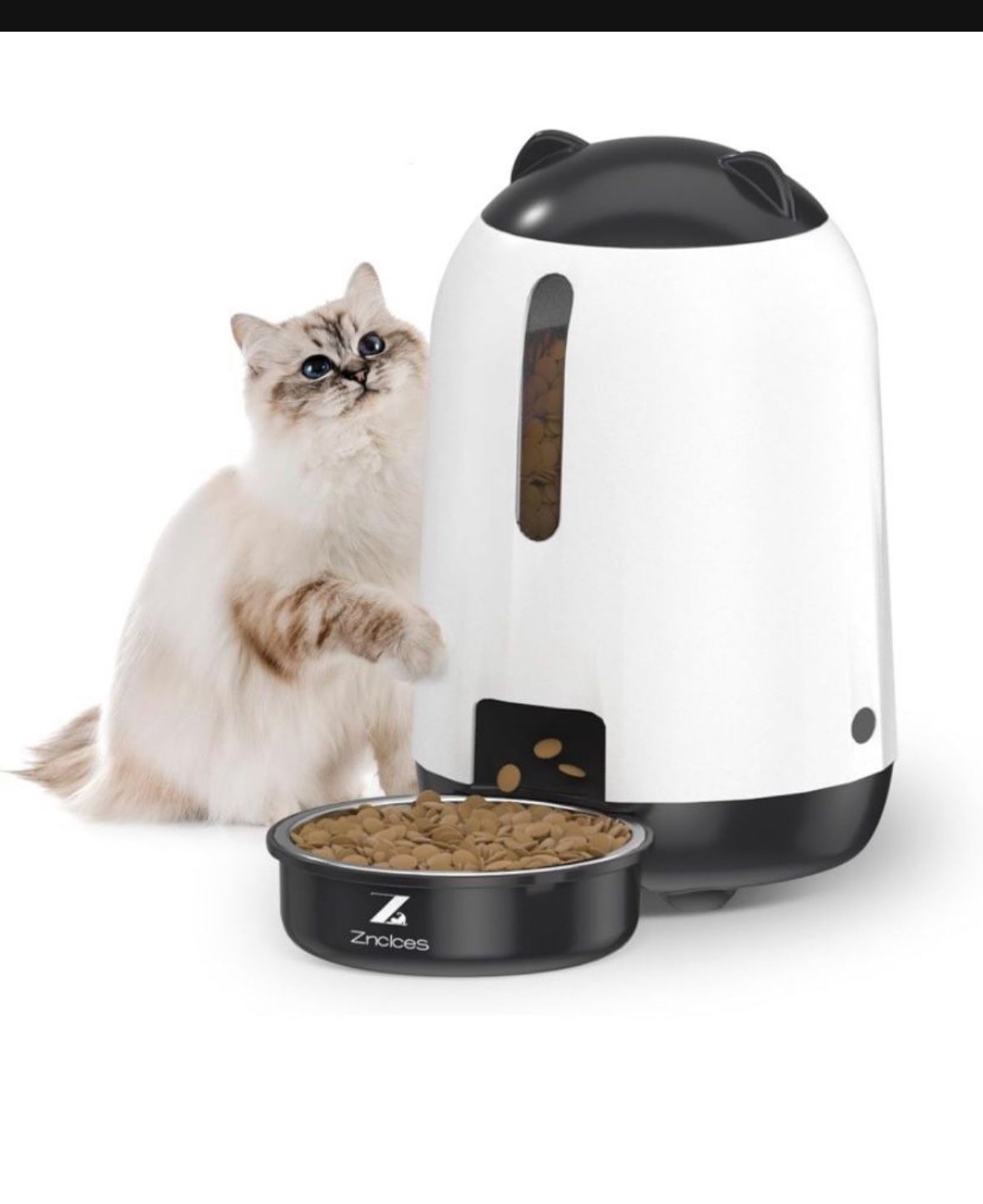 3L Timed Automatic Cat Feeder for Dry Food Up to 6 portions