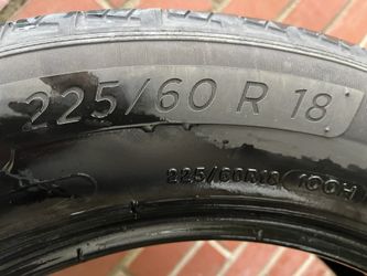 3 Michelin Primacy 225/60/18