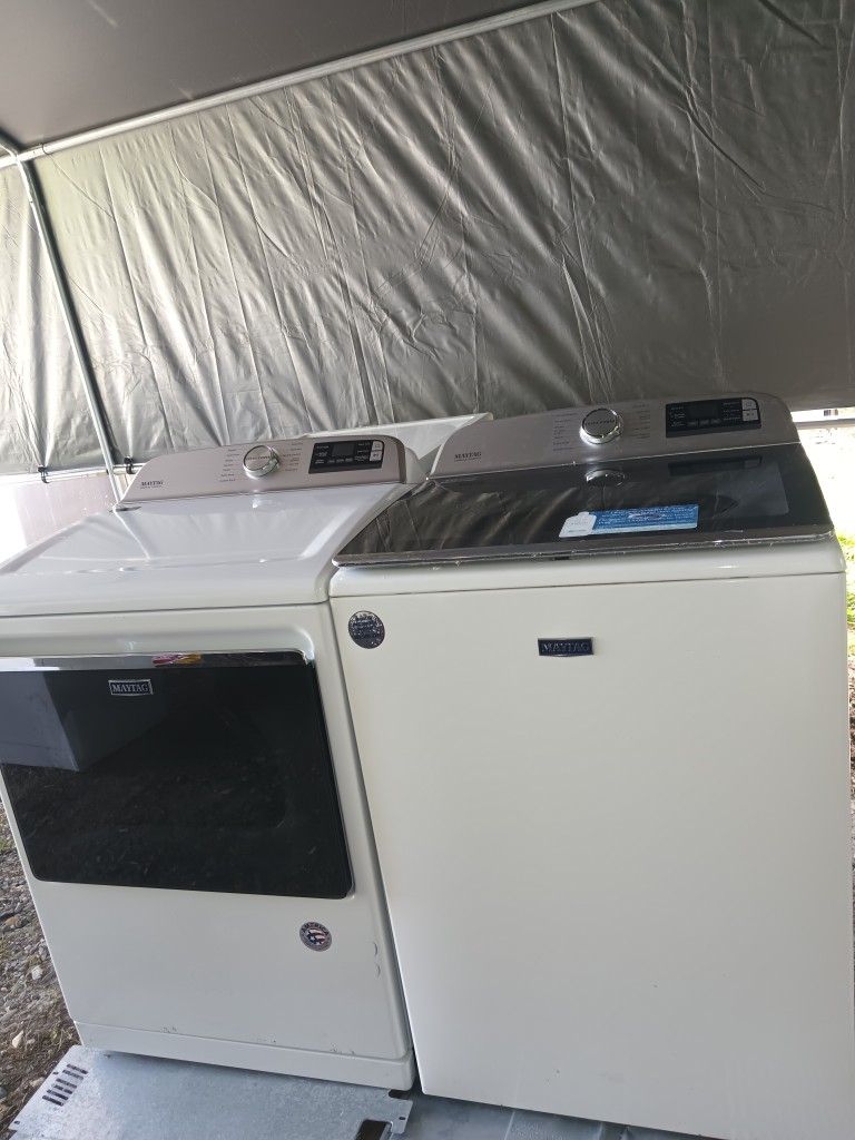 Maytag Washer And Dryer Set Both Works Good ------Good Condition 📌