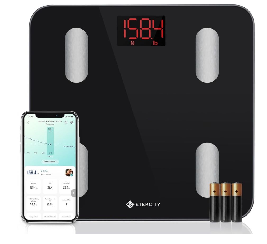 Etekcity Digital Body Weight & Body Fat Scale - Smart Bluetooth & App Sync