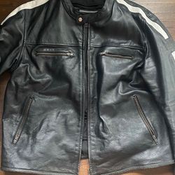Bilt Leather Motorcycle Jacket Size Xl