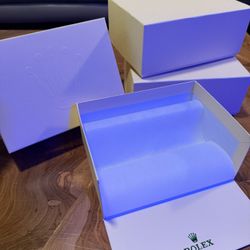 Set of 3 Rolex Outer Cardboard Boxes 