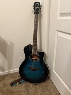 Yamaha APX600 accoustic- Oriental Blue