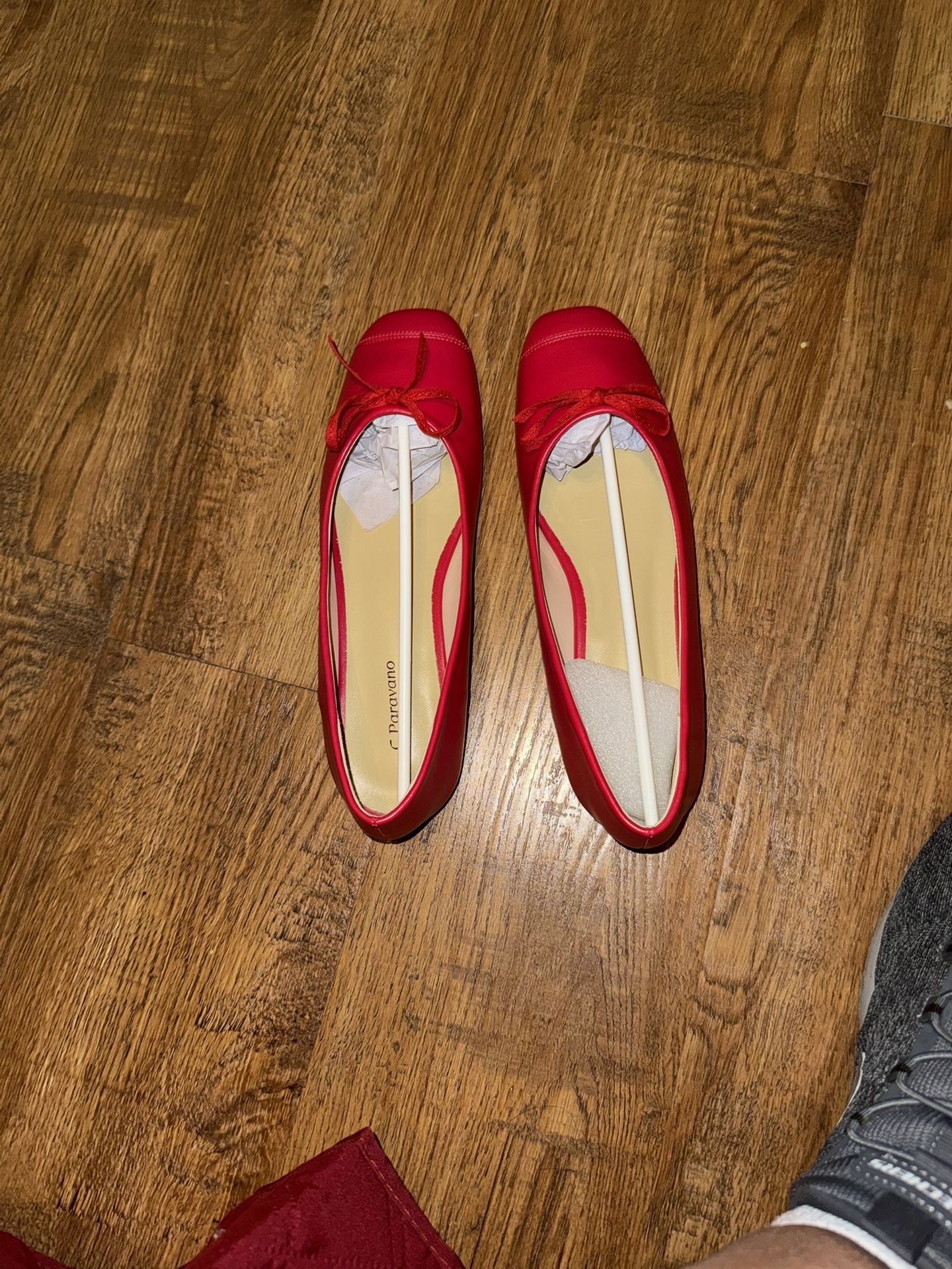New C. Paravano Women Flats Bowknot Size 8.5