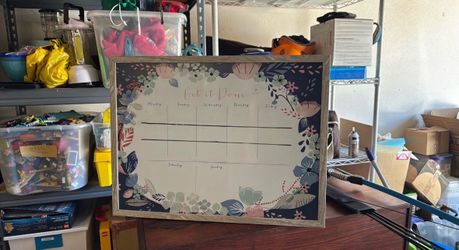 Weekly Dry Erase Planner Board – Chore Chart