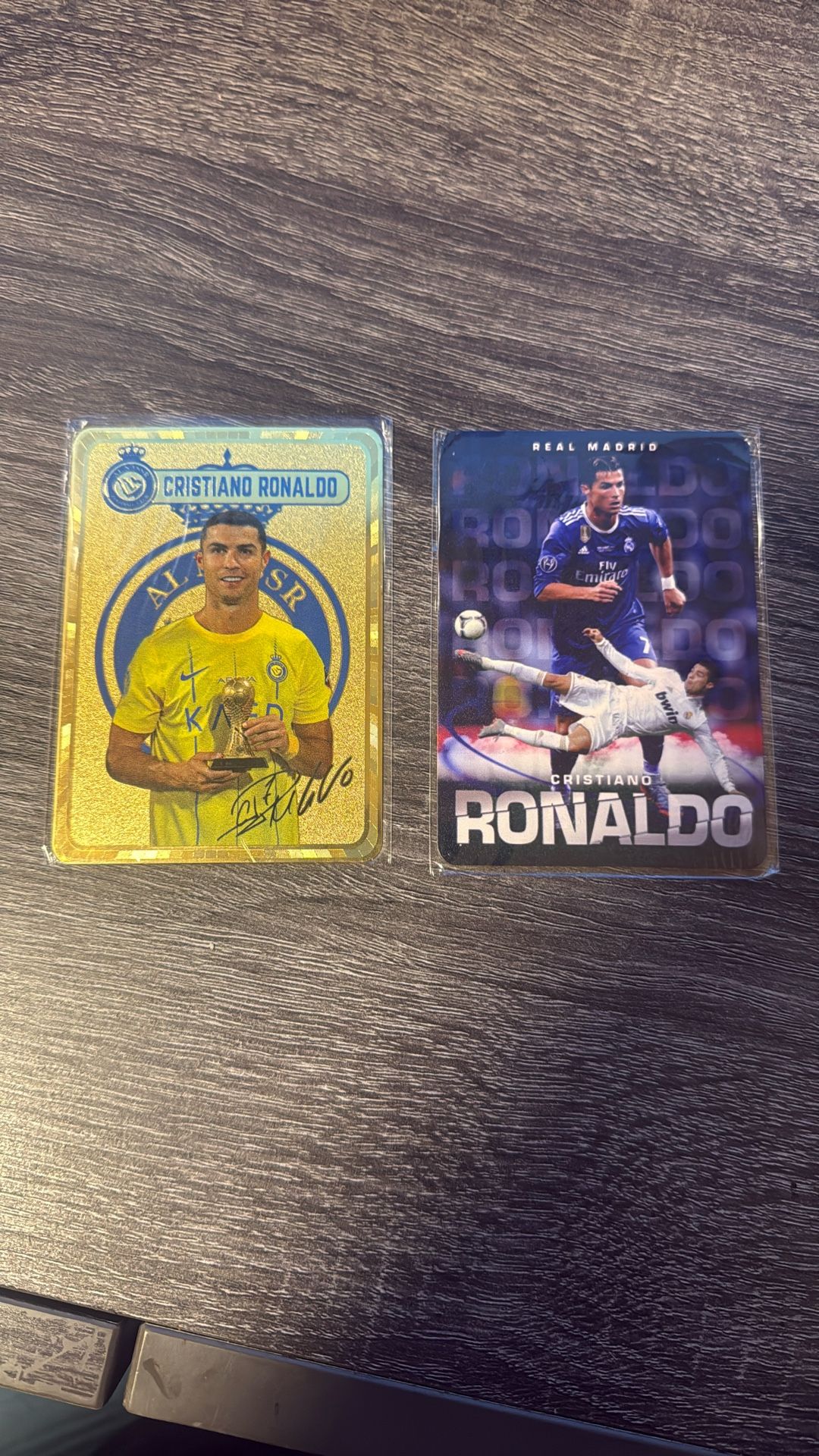 Tarjetas Collectibles De Metal Cristiano Ronaldo