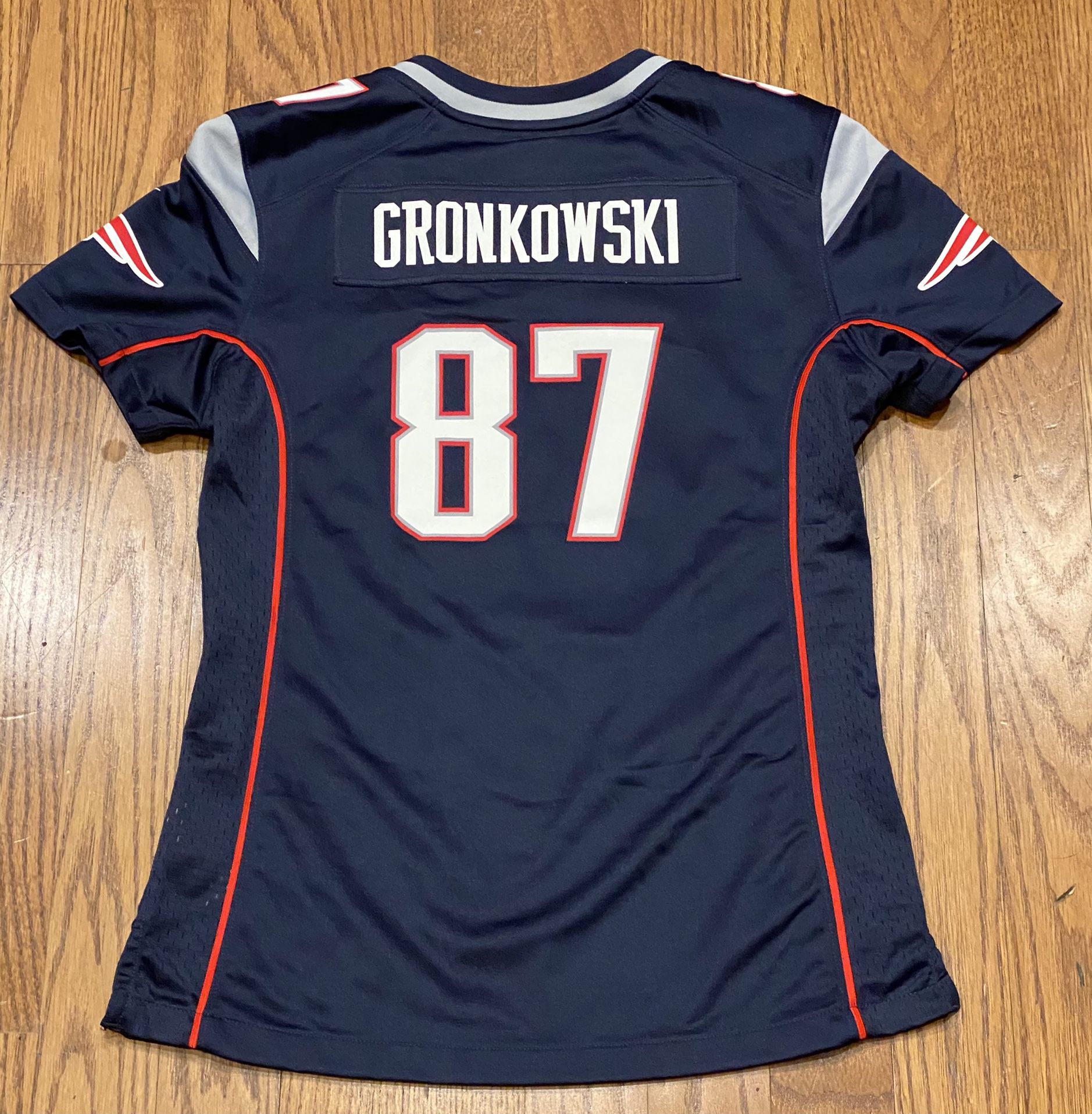 Rob Gronkowski #87 New England Patriots Nike On Field Womens NFL Jersey Small