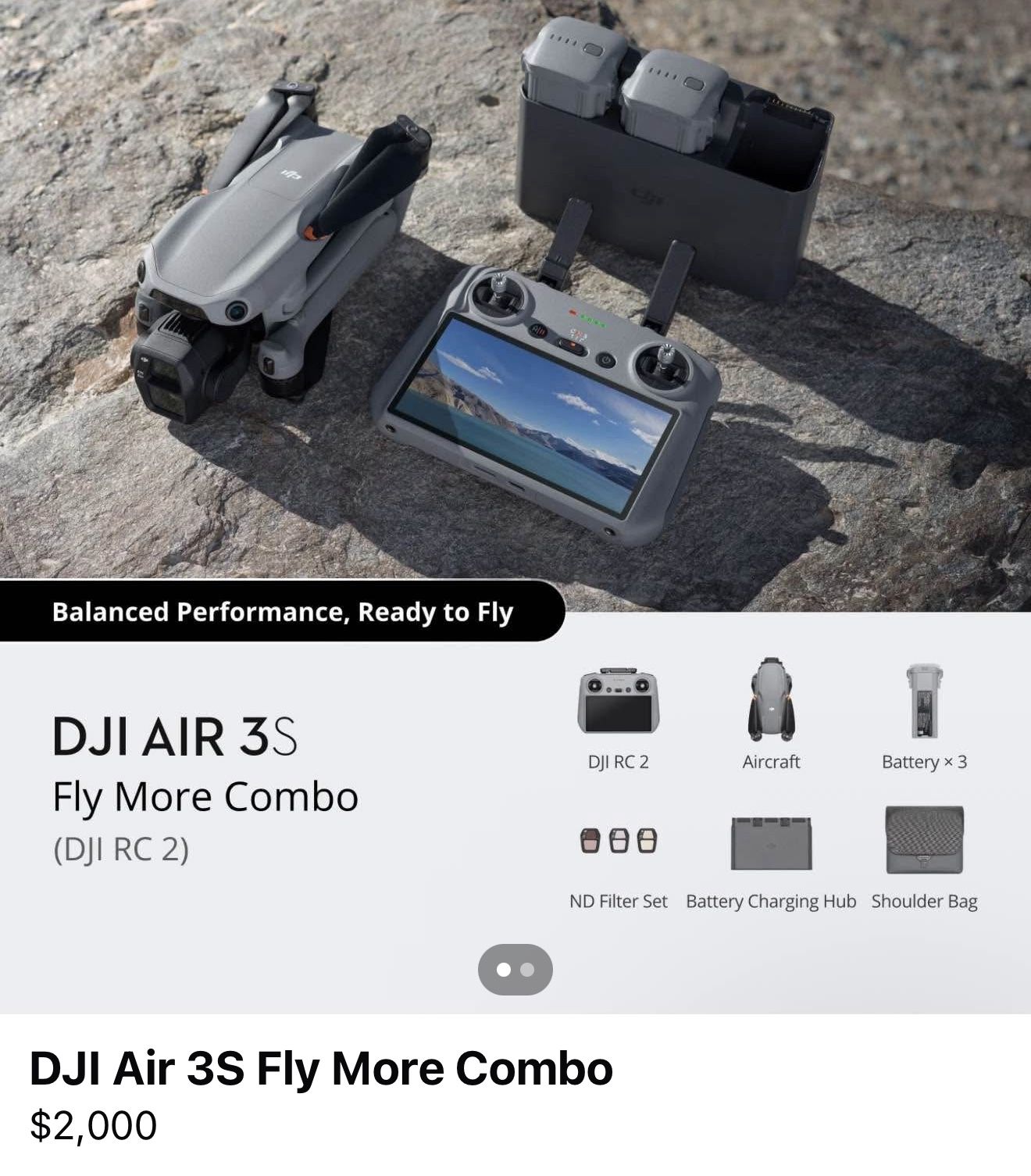 DJI Air 3s Fly More Combo + Extended Warranty