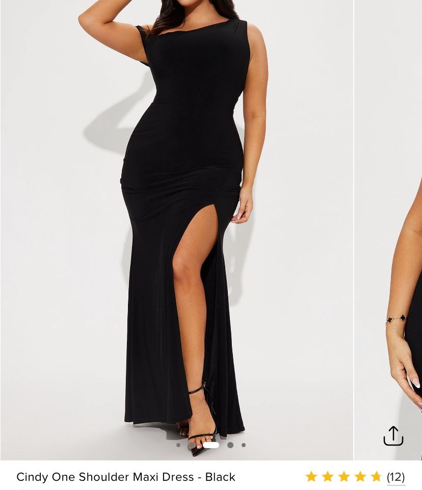 One Shoulder Maxi Dress