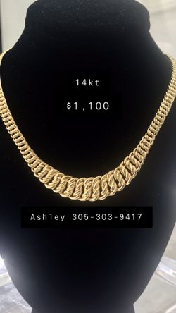 Gargantilla de oro 14kt (financiamos) / women’s choker style 14k